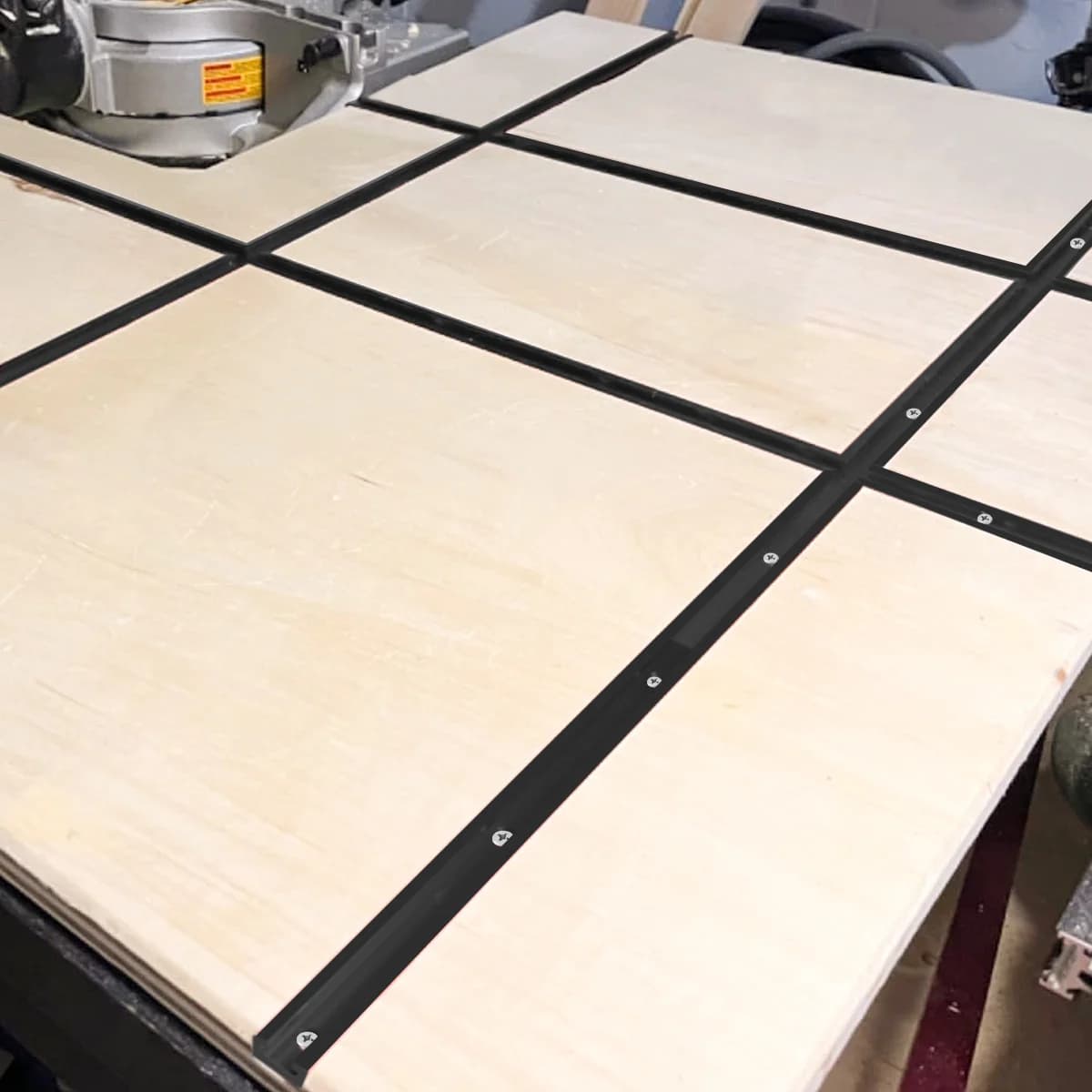 Алюмінієва T-подібна рейка для стусла, 19x9.5 мм для інструментів DIY