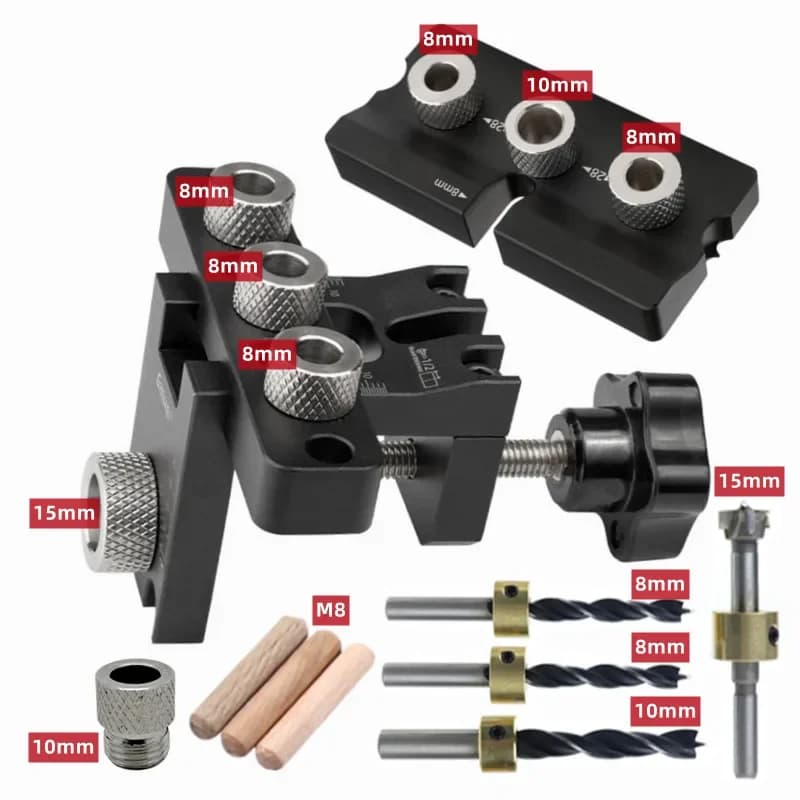 Набір прецизійних кондукторів для свердління шкантів 3-в-1